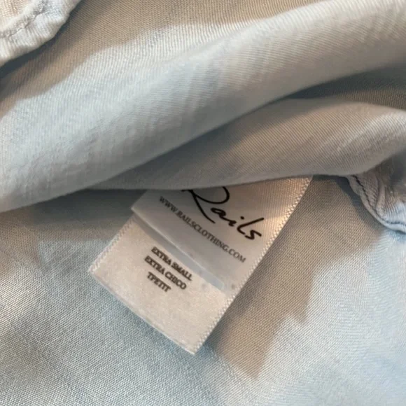 RAILS Willow Ruffled button down shirt - Picture 10 of 11